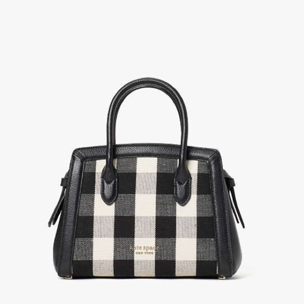 Kate Spade Knott Gingham Mini Satchel